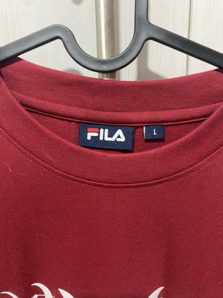 Camiseta Oversize Fila Estampado Luna Talla L