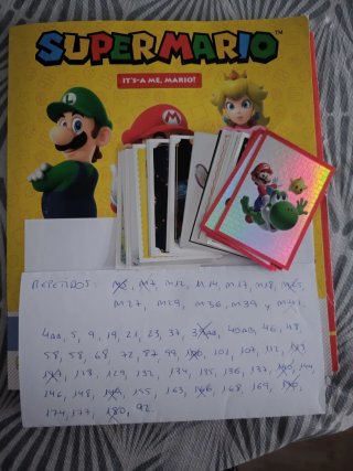 Cromos Mario Bros -