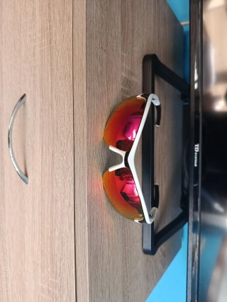 Estuche Gafas Sol Negro/Naranja