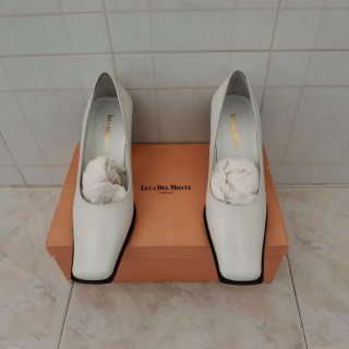 Zapatos de Tacón Luca Del Monte talla 35.5 Blancos