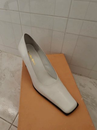 Zapatos de Tacón Luca Del Monte talla 35.5 Blancos