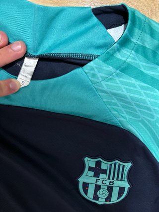 Camiseta FC Barcelona Nike Azul y Turquesa