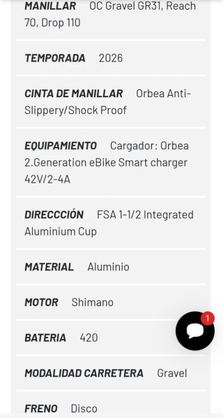 Bicicleta Orbea Denna H30 Gravel