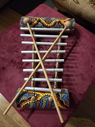 Xilófono Gamelan con mazos