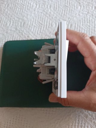Interruptor Doble Schneider Electric Blanco