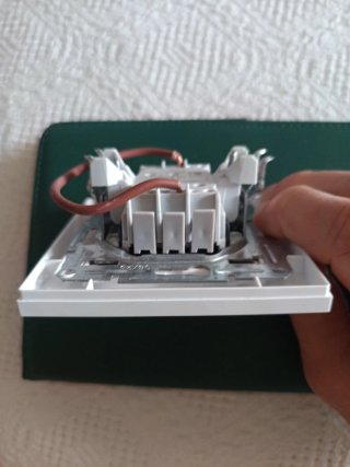 Interruptor Doble Schneider Electric Blanco