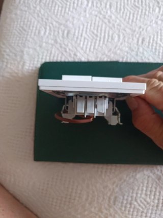 Interruptor Doble Schneider Electric Blanco