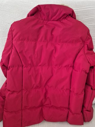 Plumífero Pique Woman rojo con cuello