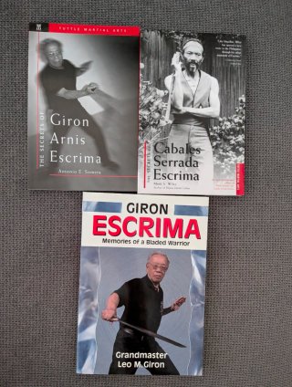 Pack x 3 libros Artes marciales filipinas (inglés)