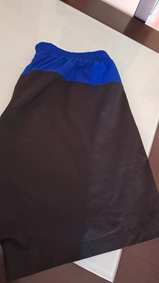 Pantalón corto deportivo Adidas hombre negro/azul