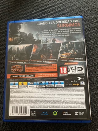 PS4 The Division Limited Edition Ubisoft