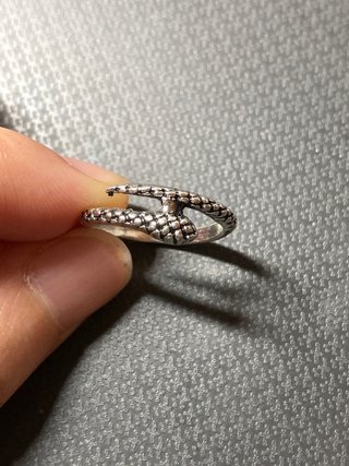 Anillo Serpiente Plata 16mm