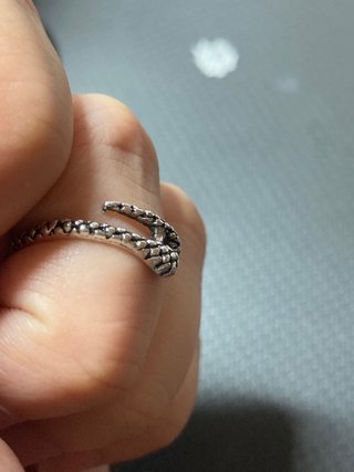Anillo Serpiente Plata 16mm