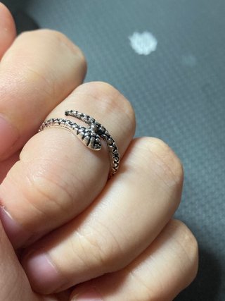 Anillo Serpiente Plata 16mm