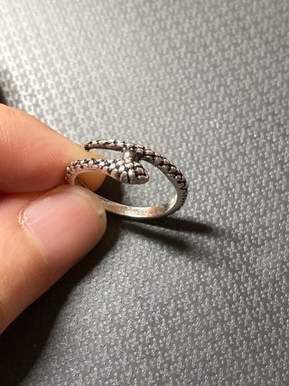 Anillo Serpiente Plata 16mm
