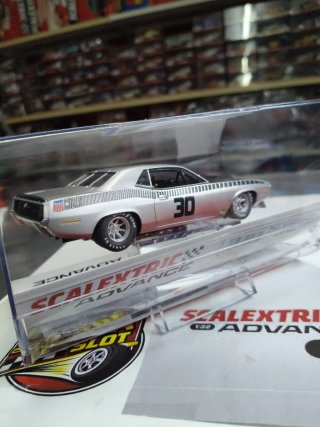 Scalextric Advance Plymouth Barracuda Plata