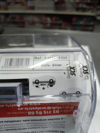 Scalextric Advance Plymouth Barracuda Plata