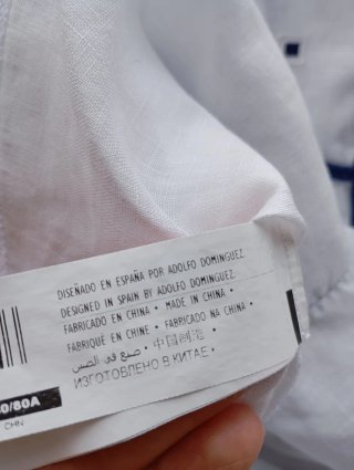 Blusa blanca estilo ibicenco bordada