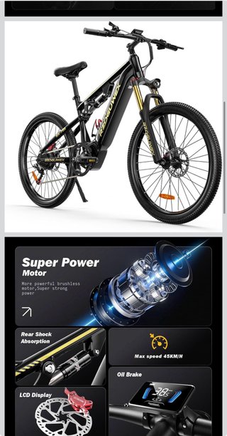 Bicicleta Eléctrica ROZGUWEX