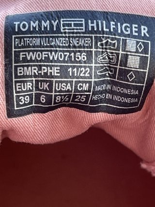 Sneakers Tommy Hilfiger Platform Rosa