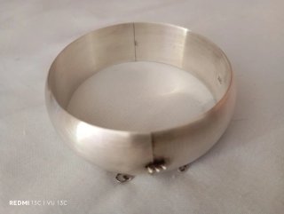Brazalete rígido Plata de Ley 925
