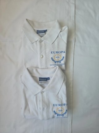 Polo manga larga colegio Europa T-10 8€ cada una
