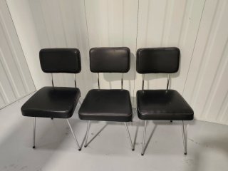 Juego de 3 sillas retro estilo vintage