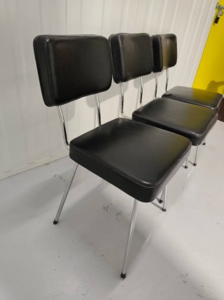 Juego de 3 sillas retro estilo vintage