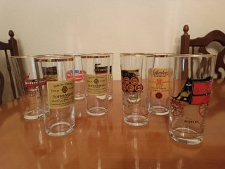 Vasos Whisky Vintage - Set de 9