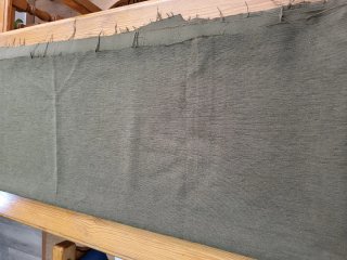 Tela de tapicería verde oliva