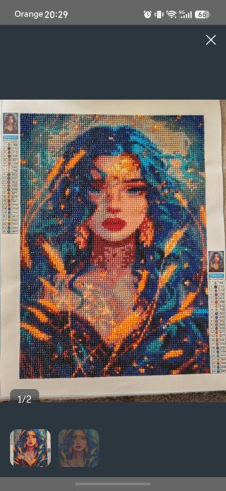 6 Puzzles Diamante 30x40cm + 2 de 30x30cm