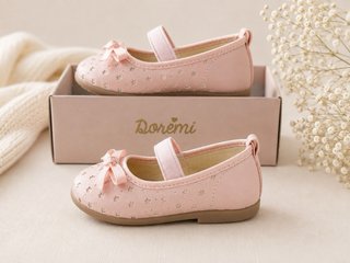 Zapatos rosas bebé Doremi estrellas