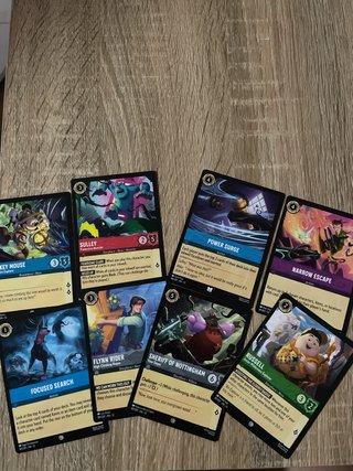 Cartas Disney lorcana TCG