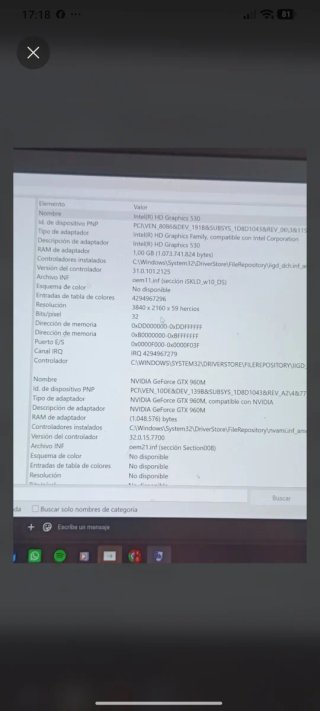 Portátil Asus N552VW