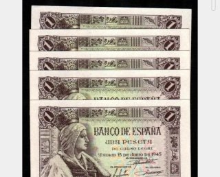SC. 1 Peseta España 1945