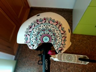 Patinete Oxelo 7 + Casco Mandala