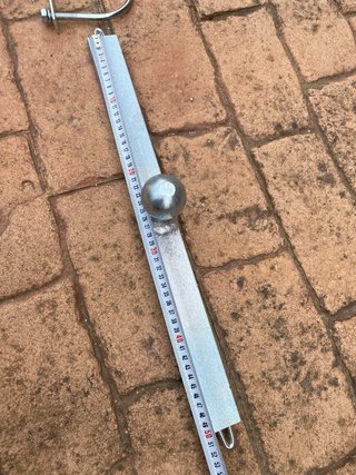 Bola para enganche de caravana