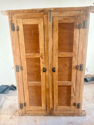 Ventanas antiguas madera maciza