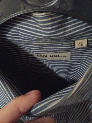 Camicia a righe uomo