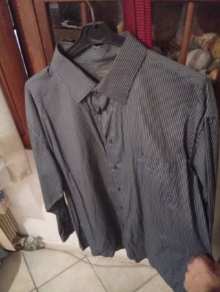 Camicia a righe uomo