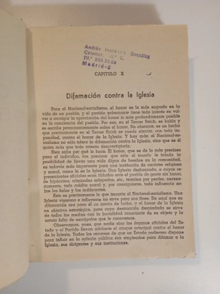Libro El Cristianismo en el Tercer Reich (1941)