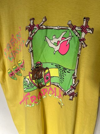 Camiseta Ringer Vintage Lee 90s Surf Talla L