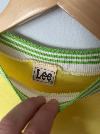 Camiseta Ringer Vintage Lee 90s Surf Talla L