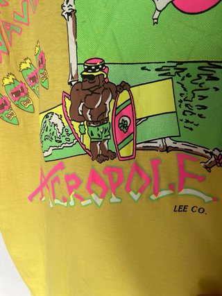 Camiseta Ringer Vintage Lee 90s Surf Talla L