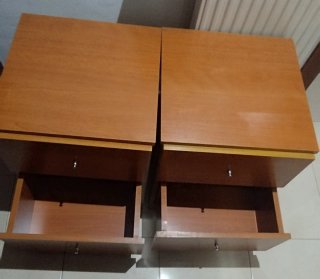 Mesitas de noche de madera (2 unidades)