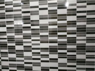 Busco Baldosa 20x50 cm Mosaico Mix Gris