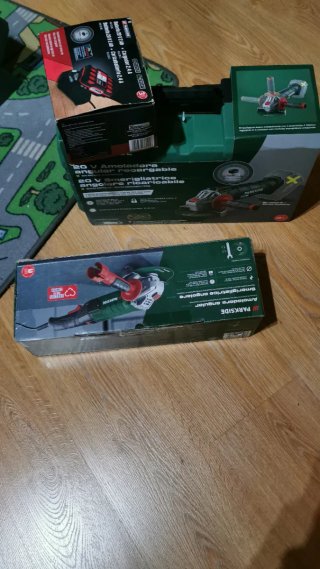 Radial 1200W parkside nuevo