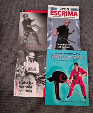Pack 4 libros Artes marciales filipinas (inglés)