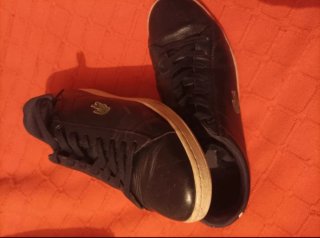 Zapatillas Lacoste Hombre azul y Blancas
