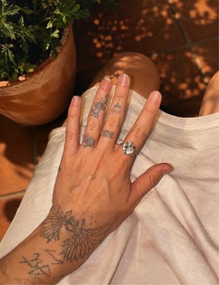 Anillo de compromiso con brillantes
